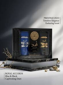 Lattafa Asad presentset med 2 delar EDP 3,4 oz/100 ml (*2) - Multi dofter - Visa 1