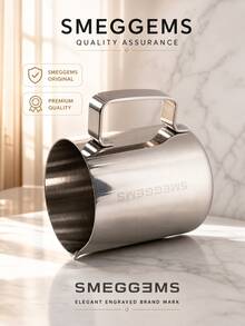SOKANY Premium 304 Stainless Steel Milk Pitcher, Thickened Design With Tilted Spout, Suitable For Coffee Milk Frothing - View 8