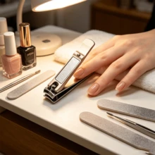 Diamond Pattern Zinc Alloy Nail Clipper, Small/Large Size Optional, Built-In Nail File | Precision Cast Embossed Pattern + Quenched Process For Long-Lasting Sharpness | 1pc Or 2pcs Fashionable Manicure & Pedicure Tool - Patterned Nail Clippers - View 4