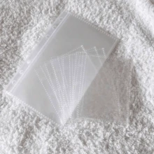 20/30/50 Pages/40 Sheets/Pack A6/A7/M5/A8 Thickened Card Album, Minimalist Transparent Inner Pages, Replaceable Inner Pages, Suitable For Loose-Leaf Photo Album Sticker Book, 3D Sticker Book Spare Plastic Inner Pages, Sticker Notebook Loose-Leaf Binder, Made Of High Transparency PP Material, With Protective Film, Can Be Used For Sticker Making, Sticker Book Making, Photo Cards, Office Notebook Storage Supplies, Small Card Storage Bags, Collection Albums, Back To School Season, Teacher Gifts, Back To School Gifts - Inner Pages - View 5