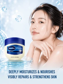 Vaseline Classic Repair Jelly Original 50g/100g, Repairs Dry Hands, Peeling Heels, And Rough Joints, Deeply Moisturizes, Soothes Extremely Dry Skin, Suitable For All Skin Types - 彩色 - 查看 2