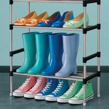 Metal Shoe Organizer Rack, Adjustable Shoe Rack Without Tools, Storage For Sneakers, Boots, Heels For Bedroom, Hallway, Closet - Silver - View 7