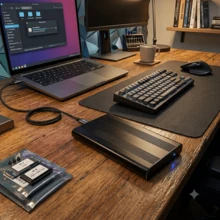 HDD Enclosure - Black - View 4