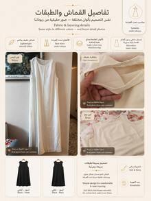 Casual Minimalist Solid Color Round Neck Sleeveless Bodycon Dress Spring White - White - View 9