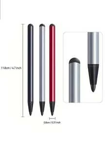 Stylus Pen 2-in-1 Sensitivitas Tinggi, Pena Sentuh Fungsi Ganda, Kompatibel dengan iPad/ Mini/ Pro/ Air/ Smartphone/ Galaxy/ Semua Perangkat Layar Sentuh Universal - MultiWarna - View 6