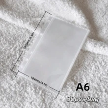20/30/50 Pages/40 Sheets/Pack A6/A7/M5/A8 Thickened Card Album, Minimalist Transparent Inner Pages, Replaceable Inner Pages, Suitable For Loose-Leaf Photo Album Sticker Book, 3D Sticker Book Spare Plastic Inner Pages, Sticker Notebook Loose-Leaf Binder, Made Of High Transparency PP Material, With Protective Film, Can Be Used For Sticker Making, Sticker Book Making, Photo Cards, Office Notebook Storage Supplies, Small Card Storage Bags, Collection Albums, Back To School Season, Teacher Gifts, Back To School Gifts - Inner Pages - View 15