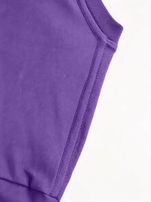 Double Sided Alien Graphic Tee, Oversized Urban Y2K Summer Casual Top For Men, Father Day Gift - Purple - View 5