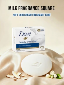Dove 乳木果油與香草美容皂 90g，含 1/4 保濕乳霜，溫和清潔，泡沫豐富濃密，保濕補水不乾燥，適用於臉部、身體與手部洗滌，適合所有膚質 - 135g 經典原味 深層保濕柔嫩 - 查看 4