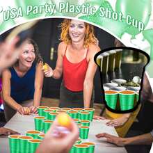 20pcs Mini Party Cups, 2oz Cups, Suitable For Party, Picnic, Wedding, Home, Office, Reusable Mother's Day Party Supplies - Multicolor - View 4