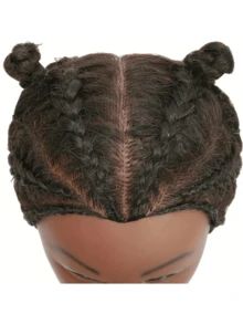 Kercsityn 100% Human Hair Afro Curly Black Mannequin Head For Braiding Cosmetology Training Mannequin Head With Stand For Hair Styling - Natural Black - View 8