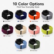 18mm 20mm 22mm 尼龍錶帶，相容於 Watch 7 6 5 4 40mm 44mm，魔鬼氈運動式腕帶，適用於 Watch/Watch/Watch/Watch S5 智慧手錶配件 - 18mm - 查看 6