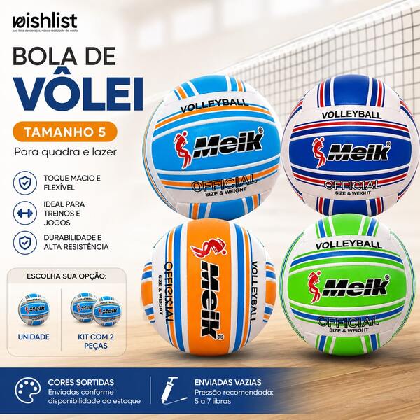Bola De Vôlei Quadra Oficial Tamanho 5 Voleibol