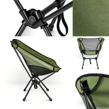 Folding Chair Low-Profile Foldable Travel Lounge Chair - Green - View 11