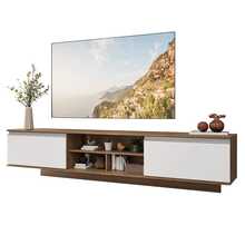 Madesa Glamy TV Stand Rack With 2 Doors, Up To 80cm 01 - Multicolor - View 2