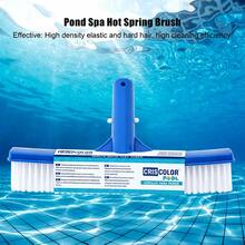 Straight Wall Pool Cleaning Brush, Ergonomic Design, Lightweight, Durable Bristles That Won't Scratch Surfaces, Robust Structure For Long Lifespan, Maintenance Accessory For All Types Of Private And Public Pools - 藍色 26*14cm - 查看 5