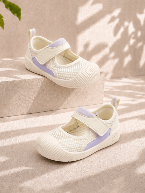 Balabala 2025 Summer Breathable Mesh Anti-Slip Baby Toddler Sandals