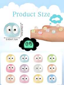 150/100/50/20/5/1pc Luminous Mini Briquettes Elfs Dust Figure Miniature Figurines Garden Ornaments Home Decor Glowing Decoration Accessories For DIY Fairy Gardens,Miniature Landscape Crafts, Car Interior,Party And Birthday Decor - Multicolor - View 10