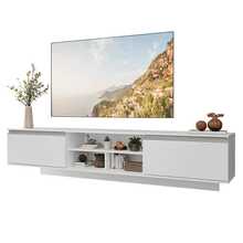 Madesa Glamy TV Stand Rack With 2 Doors (Up To 80" BB) - Multicolor - View 2
