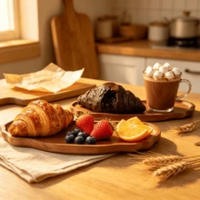 The Food Tray Made Of Moist Logs Is Suitable For Holding Sushi, Snacks, Fruits, Refreshments And Other Delicacies. Its Appearance Is Simple And Attractive, Creating A Natural Healing Dining Atmosphere, And Making Every Dish More Exquisite. - Maroon - View 5