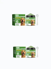 Dog Teeth Cleaning Powder, Improves Plaque And Yellow Teeth, Freshens Breath, Removes Odor, Teeth Cleaning - Multicolor - View 6