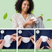 200pcs/100pcs/60pcs/50pcs/30pcs/10pcs/20pcs Underarm Sweat Pads Armpit Antiperspirant Pads Armpit Sweat Barrier Anti-Sweat Pads Ultra-Thin Invisible Pads - Multicolor - View 8