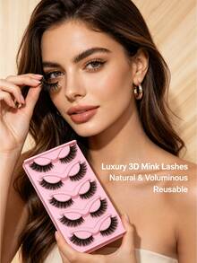 Upturned Fox-Eye Lashes, Thick And Sexy, Perfect For Mature Party Photo Looks - 查看 6