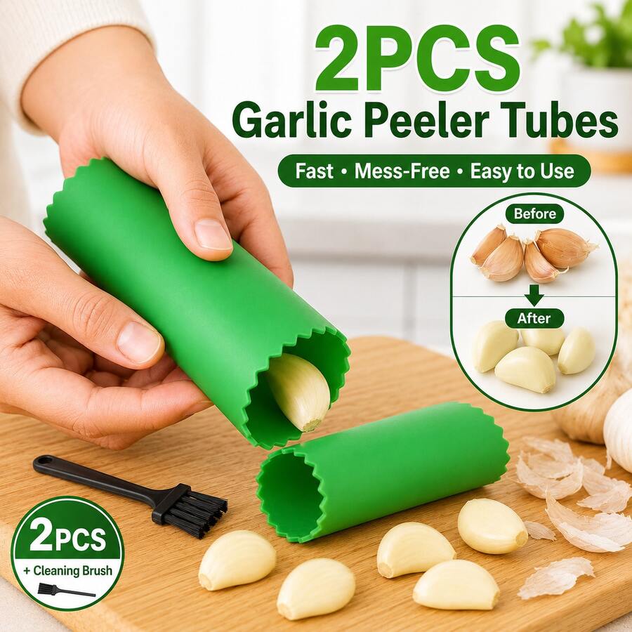 Garlic Peeling Tool, Silicone Garlic Peeler, Manual Garlic Press, Garlic Peeler, Kitchen Tool