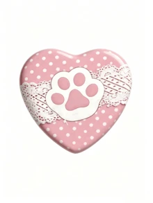 Cute Heart Pattern Brooch Badge, Metal Lapel Pin, Backpack Clothing Hat Decoration Accessory, Best Gift For Friends, Birthday Gift,Halloween - Heart-shaped - View 8