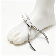 Thickened Stainless Steel Eagle Beak Ingrown Toenail Clipper With Built-In Spring Automatic Rebound, Pointed Tip Precise Trimming For Thick Nails, Foot And Hand Care Tool, 1/2pcs Optional - Dead Skin Pliers - View 7