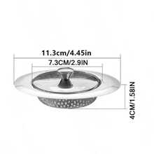 2pcs 304 Stainless Steel Kitchen Sink Strainer - Durable Rust-Proof Design, Easy To Clean Drain Filter, Suitable For Sink, Floor And Vegetable Basin Odor Removal And Drainage Protection. Essential Home Kitchen Accessory (Strainer + Cover) - Multiple Styles - View 7