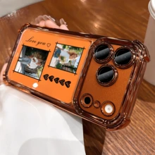 客製化照片手機殼，相容 S24/S25 Ultra、14 Ultra/Note13 Pro、17/16/15/14 Plus/13 Pro/12 Pro Max/11/Xs Max/8/7/6 Plus - 銀色 - 查看 9