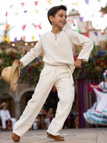 Tween Boys Suits - Beige - View 1