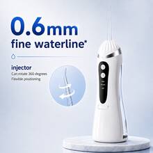 便攜式USB水牙線 (口腔沖洗器) 用於牙齒與牙齦護理 - USB充電式牙科清潔設備，便攜式口腔護理工具，適合旅行與居家使用，兼容多種設備 - 彩色 - 查看 5