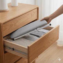 Mini Tábua de Passar Mangas Dobrável para Organização Doméstica - A - Visão 8