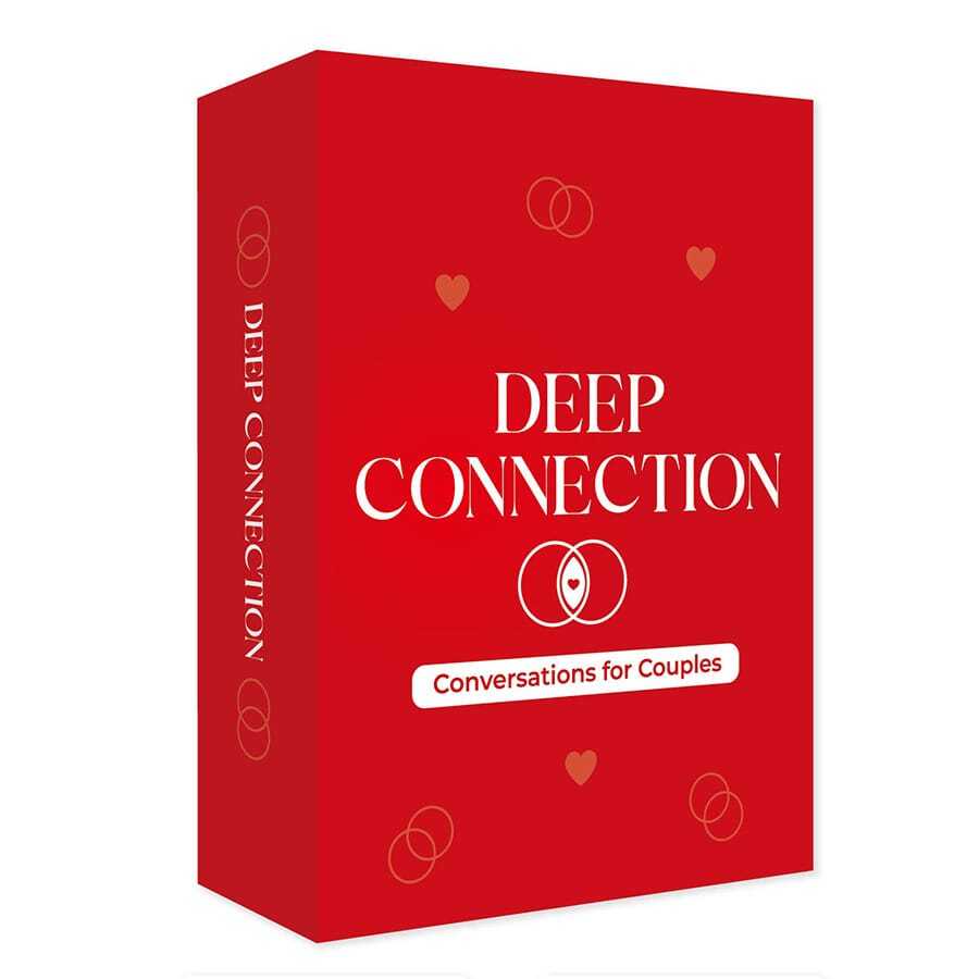 Deep Connection Couples Conversation Cards - Premium Quality Relationship Game For Date Nights, Bonding, Anniversary, Valentine's Day, Christmas & Romantic Occasions - View 1