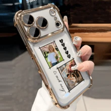 客製化照片手機殼，相容 S24/S25 Ultra、14 Ultra/Note13 Pro、17/16/15/14 Plus/13 Pro/12 Pro Max/11/Xs Max/8/7/6 Plus - 銀色 - 查看 7