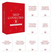Deep Connection Couples Conversation Cards - Premium Quality Relationship Game For Date Nights, Bonding, Anniversary, Valentine's Day, Christmas & Romantic Occasions - View 5