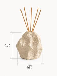 1pc Abstract Aroma Diffuser Bottle, Reed Diffuser & Aroma Stone Holder, Multi Color Option, Aesthetic Home Fragrance Decor For Bathroom Living Room Gift - A - View 3