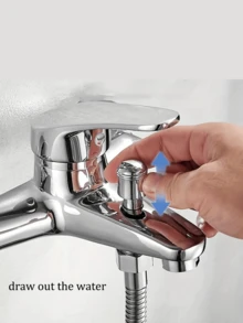 Bathroom Triple-Function Mixing Water Valve, Wall Hanging Dual Control Hot & Cold Tap Valve, Durable Zinc Alloy Ceramic Core For Shower Sink Bathtub Decoration - Multicolor - View 8