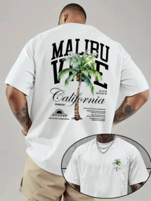 Printed Men's Round-Neck T-Shirt Made Of Pure Cotton, Casual And Versatile For Spring And Summer. - 魏斯 - 查看 2