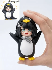 「Doro」KAWAI Gugugaga Best Friend Meme Figur Lucu Patung Meja Dekorasi Mobil Ornamen Kartun Hadiah Pecinta Game - MultiWarna - View 12
