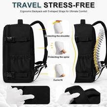 Ryanair 後背包 40cm-30cm-20cm 最新規格 大容量 附筆電隔層、鞋子隔層，適合旅行 - 黑色 - 查看 5