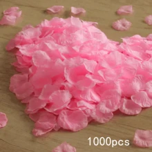 粉色玫瑰花瓣，適用於婚禮、求婚、週年紀念、家居裝飾，可選 500/800/1000/2000/4000/10000 片，可用於婚禮裝飾、房間裝飾、新娘禮物、生日、單身女派對及其他場合 - 粉色 - 查看 9