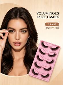 Upturned Fox-Eye Lashes, Thick And Sexy, Perfect For Mature Party Photo Looks - 查看 5