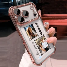 客製化照片手機殼，相容 S24/S25 Ultra、14 Ultra/Note13 Pro、17/16/15/14 Plus/13 Pro/12 Pro Max/11/Xs Max/8/7/6 Plus - 銀色 - 查看 2