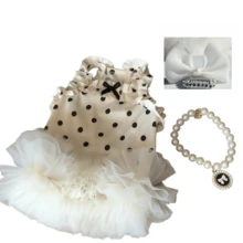 Cat & Dog Fluffy Tutu Cute Outfit, 3 Pieces Skirt Set - Multicolor - View 4