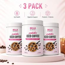 Bestseller!Bella All Nat-Ural Probiotics Iced Coffee (500g): Gut-Friendly Sips With Live Cultures.Supplement Vitamin,Free Shipping. - 3PCS - View 2