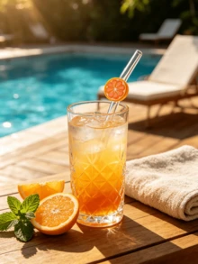 1pc/2pcs/5pcs Reusable Glass Straws With Cute Orange Slice Decor, Fresh Aesthetic Transparent Drinking Straws, Suitable For Cold Drinks, Milkshakes, Sparkling Water, Milk Tea And Juices, Perfect For Summer Parties, Picnics And Camping, Great Gift For Girls - Style G - View 8