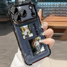 客製化照片手機殼，相容 S24/S25 Ultra、14 Ultra/Note13 Pro、17/16/15/14 Plus/13 Pro/12 Pro Max/11/Xs Max/8/7/6 Plus - 銀色 - 查看 5