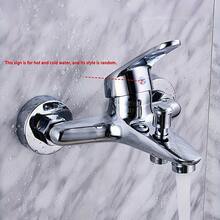 Bathroom Triple-Function Mixing Water Valve, Wall Hanging Dual Control Hot & Cold Tap Valve, Durable Zinc Alloy Ceramic Core For Shower Sink Bathtub Decoration - Multicolor - View 3